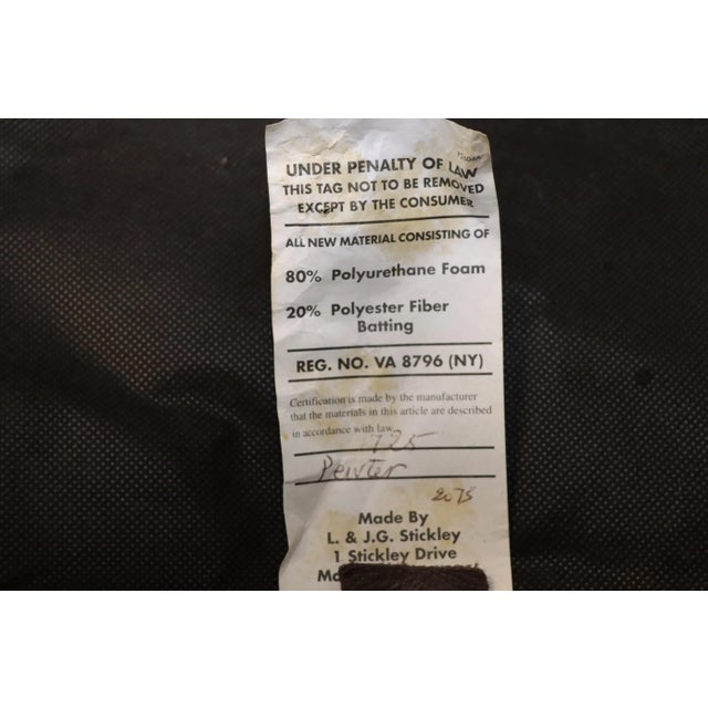 L & J G Stickley Oak Arts & Craft Footstool For Sale - Image 9 of 10