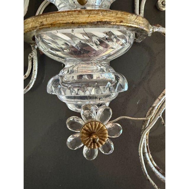 Silver Mid 19th Century Pair of Maison Bagues Wall Sconces For Sale - Image 8 of 10