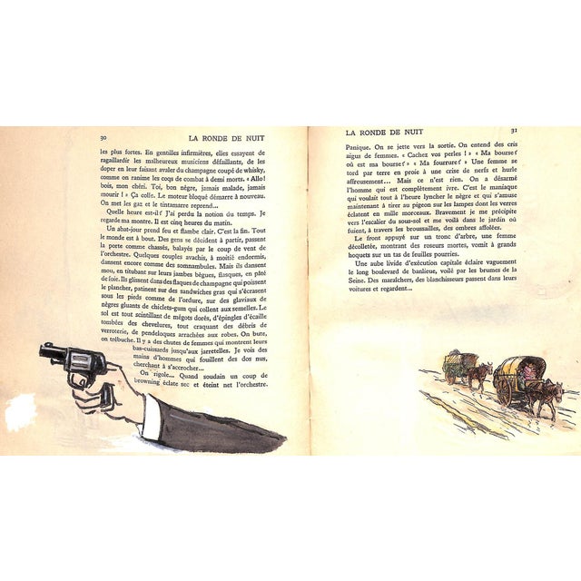 1920s "La Ronde De Nuit" Book 1923 Sem For Sale - Image 5 of 12