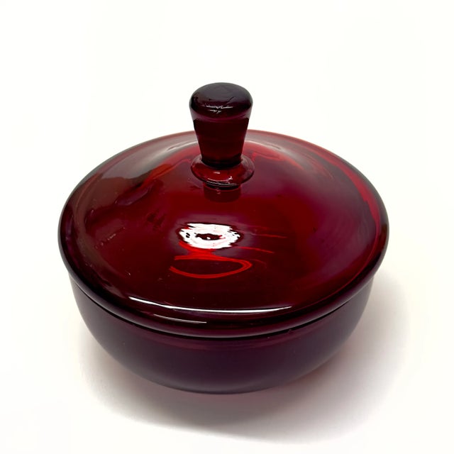 Primary Palette Glass Lidded Container Curation - Group of 3 For Sale - Image 9 of 10