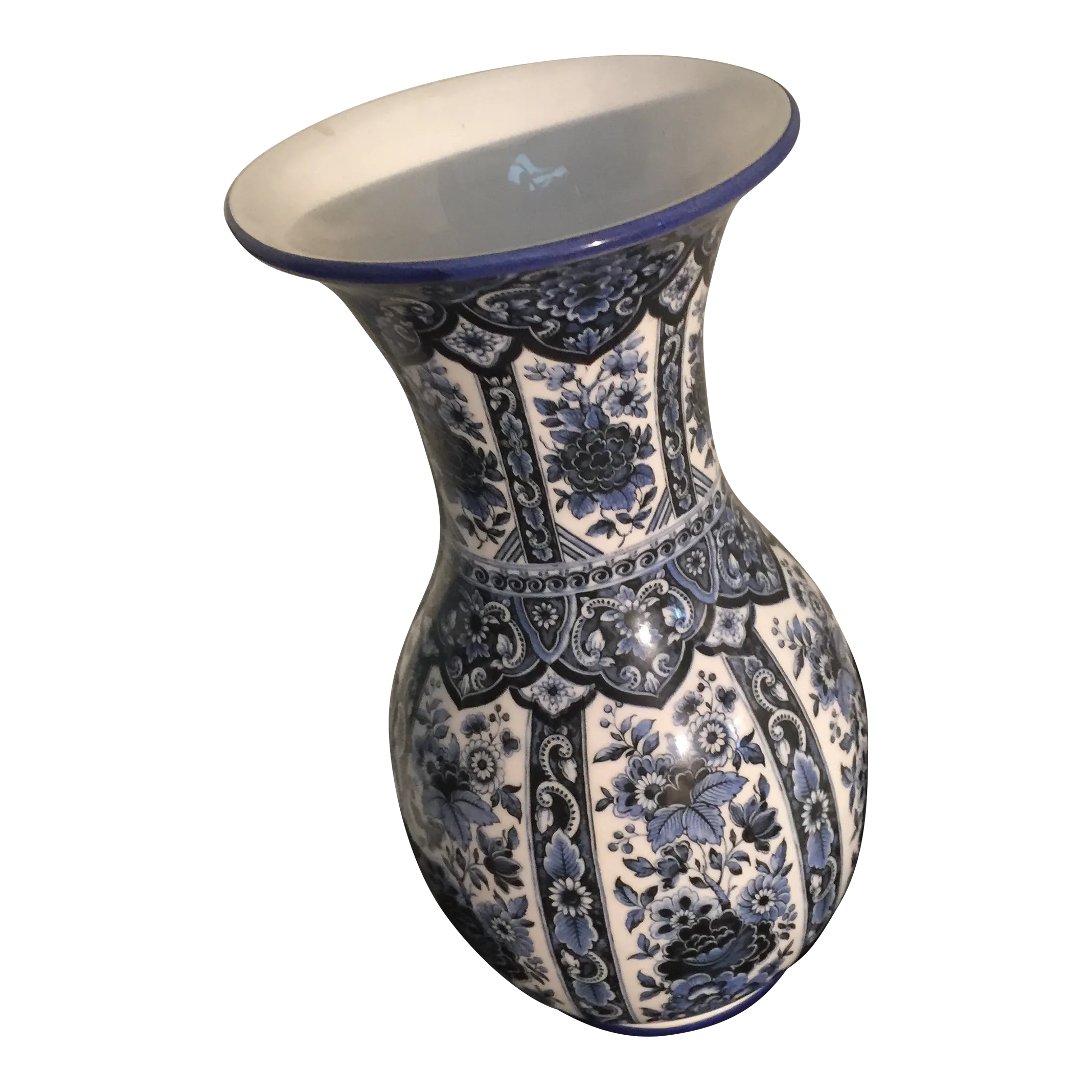 1960s Ardalt Blue Delfia Vase | Chairish