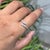 Modernist 14k White Gold Natural Diamond Open Bypass Ring Size 7 For Sale In New York - Image 6 of 18