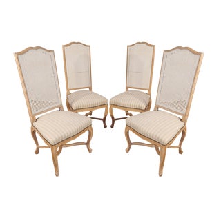 20th Century Louis XV Regency Style Beech Chairs, Set of 4 For Sale