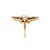 Early 21st Century Art Nouveau Platinum 18k Gold 1.77ctw Pearl Sapphire Diamond Navette Ring, Size 4.25 For Sale - Image 5 of 8