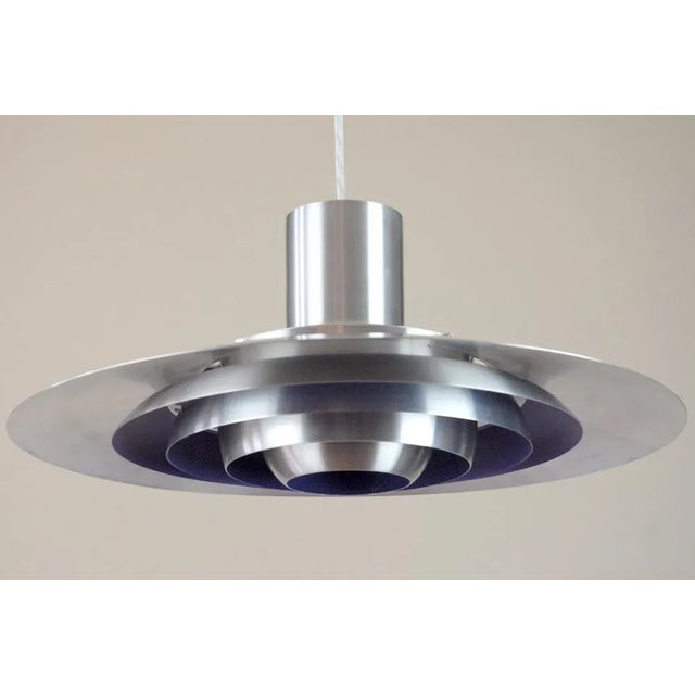 1980s Pendant Lamp by Preben Fabricius & Jørgen Kastholm for Nordisk Solar Compagni, Denmark, 1980s For Sale - Image 5 of 12