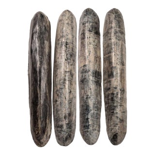 1980s Myron Melnick Elliptical Sculptural Pieces - Set of 4 For Sale