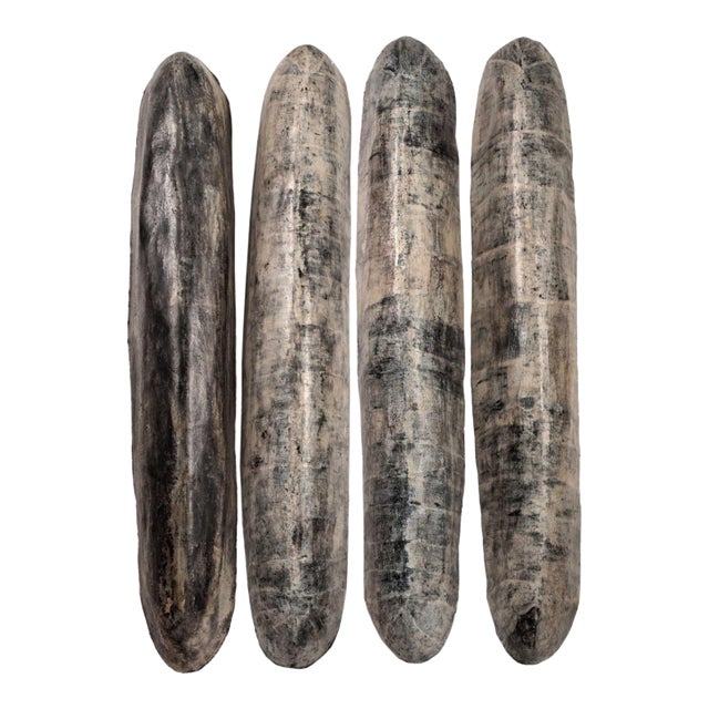1980s Myron Melnick Elliptical Sculptural Pieces - Set of 4 For Sale