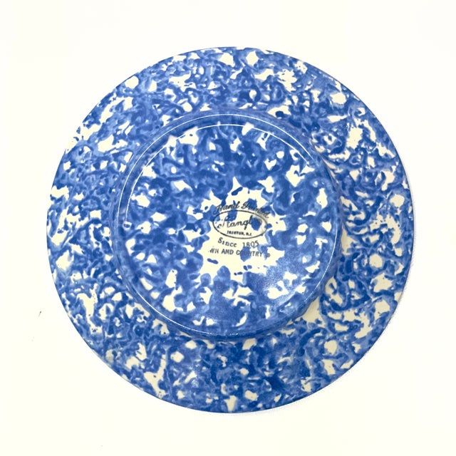 1970s Stangl Town & Country Spongeware Tea Set - Place Settings for 4/Set of 13 For Sale - Image 9 of 10