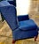 Wood 1980s Fireside Wingback Queen Anne Recliner For Sale - Image 7 of 11