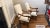 Pair of Antique White and Walnut Accent Chairs For Sale - Image 9 of 17
