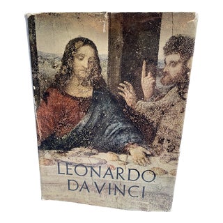 Leonardo DaVinci 1963 Coffee Table Book Many Color Plates For Sale
