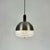 Mid-Century Modern Italian Pressed Glass Pendant Lamp in Brushed Metal and Wood from Stilux Milano, 1960s For Sale - Image 4 of 7