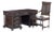 Desk and Armchair in Fine Wood, 19th Century, Set of 2 For Sale