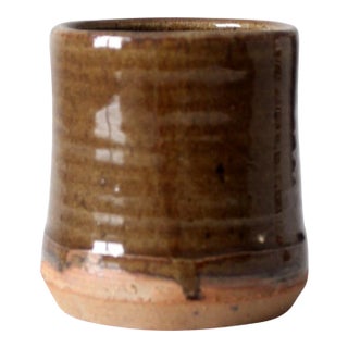 Vintage Handmade Studio Pottery Cup For Sale