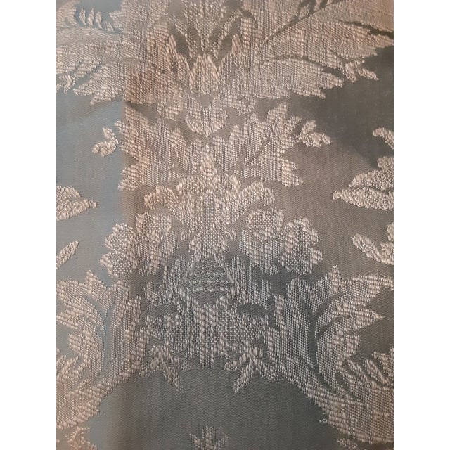 1940s Green And Gold Damask Fabric Remnant 2 3 Yard Chairish A gold and green floral damask that is perfect for any home decor project. 1940s green and gold damask fabric remnant 2 3 yard