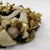 1990s Handmade Holiday Wreath By Kathy Hilton With White Ribbon & Gold Details, Acorns & Leaves For Sale - Image 5 of 9