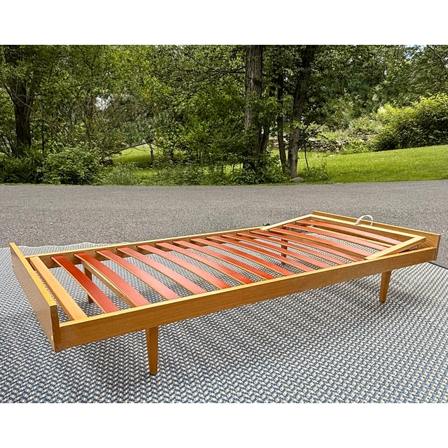 Modern Vintage Swiss Hasena Adjustable Daybed For Sale - Image 3 of 6