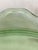 Green 1930s Green Depression Uranium Glass Footed Cake Plate For Sale - Image 8 of 11