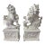 Vintage Blanc De Chine Ceramic Foo Dogs or Lions - a Pair For Sale