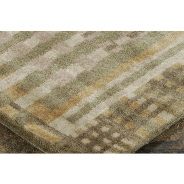 2020s Contemporary Art Deco Style Rug, Geometric Design by Rug & Kilim, India For Sale - Image 5 of 9