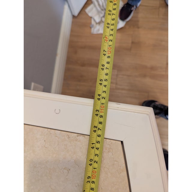 Cream Marble Inlay Thomasville Chest of Drawers Dresser For Sale - Image 11 of 11