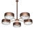 Chaos Copper Chandelier by Alabastro Italiano For Sale