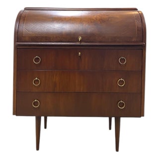 Vintage Burl Secretary For Sale