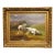 Antique French Hunt Painting of Setters and a Mallard, Oil on Canvas, 1904 For Sale
