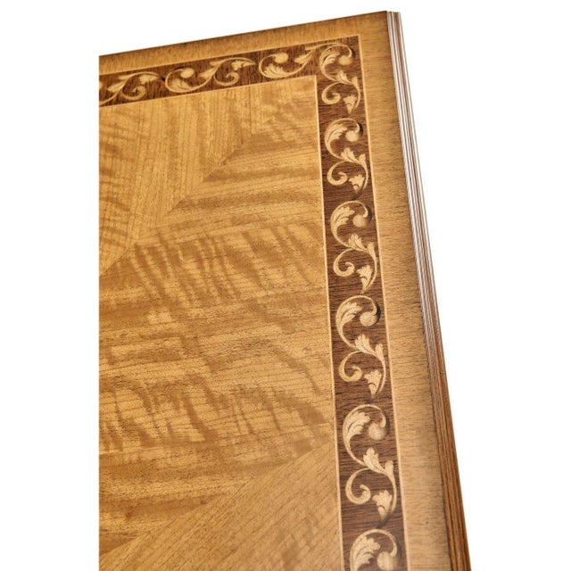 Louis XVI Giltwood Square Coffee Table For Sale - Image 4 of 9