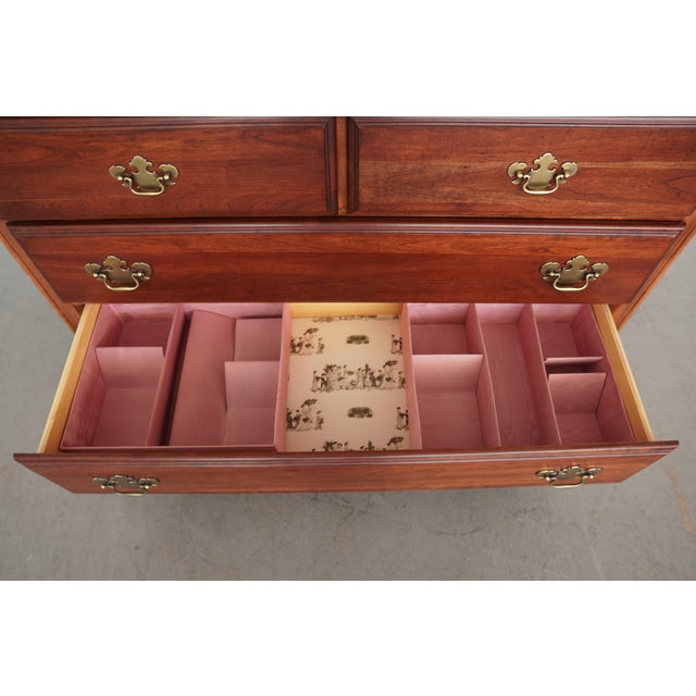 Vintage American Drew Cherry Grove Armoire For Sale In Austin - Image 6 of 13