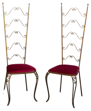 Set of Chiavarine Chairs attributed to Pierluigi Colli, 1960