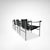 1970s Vintage LC1 Armchair by Le Corbusier for Cassina, 1970s, Set of 3 For Sale - Image 5 of 13
