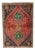 Shiraz Oriental Hand-Knotted Rug For Sale