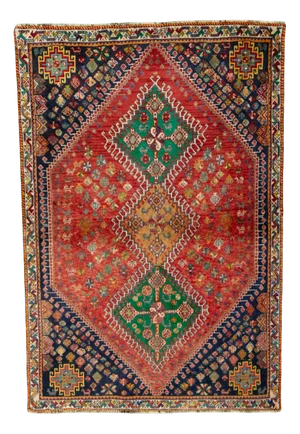 Shiraz Oriental Hand-Knotted Rug