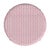 Tobias 24 in. Seat Height Round Rattan Backless Counter Stool, White/Pink Dot/ Natural Rattan Frame For Sale In Chicago - Image 6 of 7