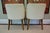 Pair of Bright Chair Maria Arm Chairs in Jane Churchill Darwin Cream With Natural Walnut Legs For Sale In New York - Image 6 of 15