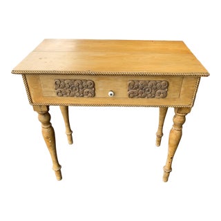 Antique Master Craft Furniture Co. Piano Spinet Flip Top Table Writing Desk For Sale