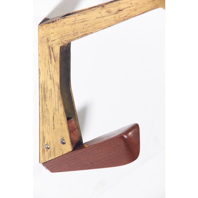 Vintage Azucena Brass Coat Hangers, 1960s, Set of 6 For Sale - Image 10 of 12