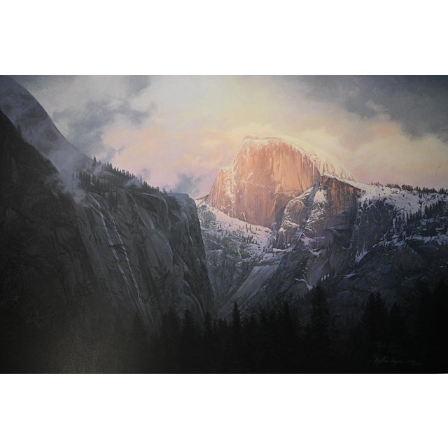 Realism Stephen Lyman “Dance of Cloud and Cliff” Signed Limited Edition Lithograph, 1991 For Sale - Image 3 of 9