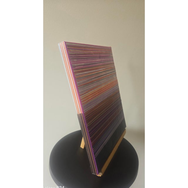 Contemporary Whispering Horizon Minimalist Acrylic Painting For Sale - Image 3 of 3