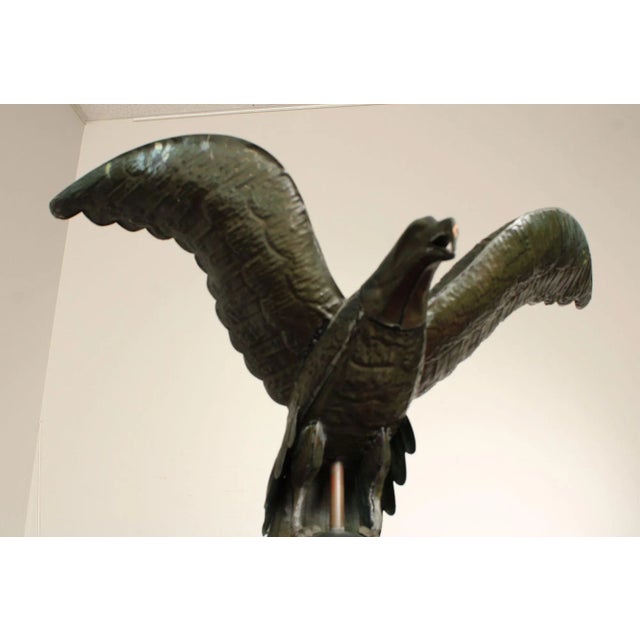 Vintage Copper Eagle Weathervane For Sale - Image 11 of 12