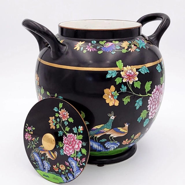 Early 19th Century 19th Century English Covered Jar by Spode For Sale - Image 5 of 9