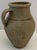 Antique Handcrafted Terracotta Pitcher, Rustic Amphora Roman Style Clay Vessel For Sale - Image 4 of 6