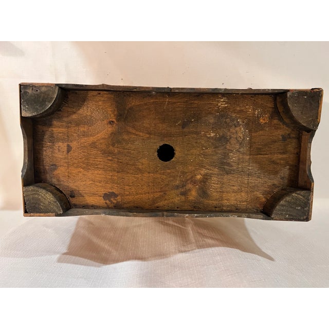 Sienna Vintage Burnt Bamboo Planter Decor For Sale - Image 8 of 8