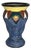 Art Deco Czech Amphora Vase: Geometric Design, c. 1920s For Sale