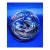 Vintage 1990s Rebecca Stewart Signed 4” Magnum Dichroic Art Glass Galaxy Paperweight For Sale