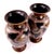 Enamelled Black Basalt Baluster Vases in the style of Christopher Dresser, Set of 2 For Sale - Image 6 of 17