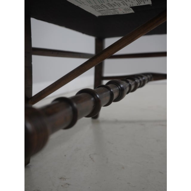 Jonathan Charles Country Ladder Back Settee For Sale - Image 16 of 18