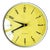 Vintage Yellow Wall Clock with Pull Cord Wind Up from Westclox For Sale