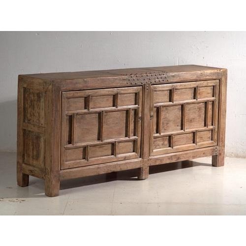 Antique Panelled Sideboard in Pine, China, 1900 For Sale - Image 15 of 15